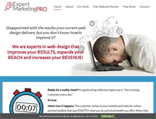 Tablet Screenshot of expertmarketingpro.com